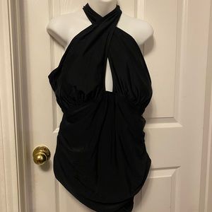 NWT black one piece swimsuit